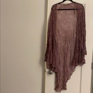 LOVESHACKFANCY One of a kind star kimono coverup
